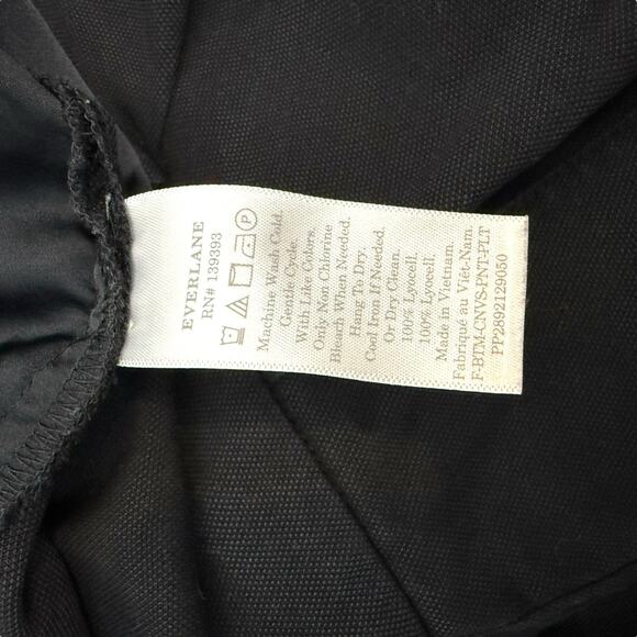 EVERLANE Pants Womens 8 Black The Tencel Way-High Taper Business Career - Picture 11 of 12